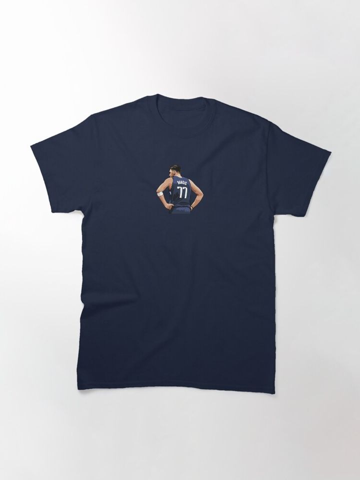 Luka Doncic Vector Back Qiangy Classic T-Shirt