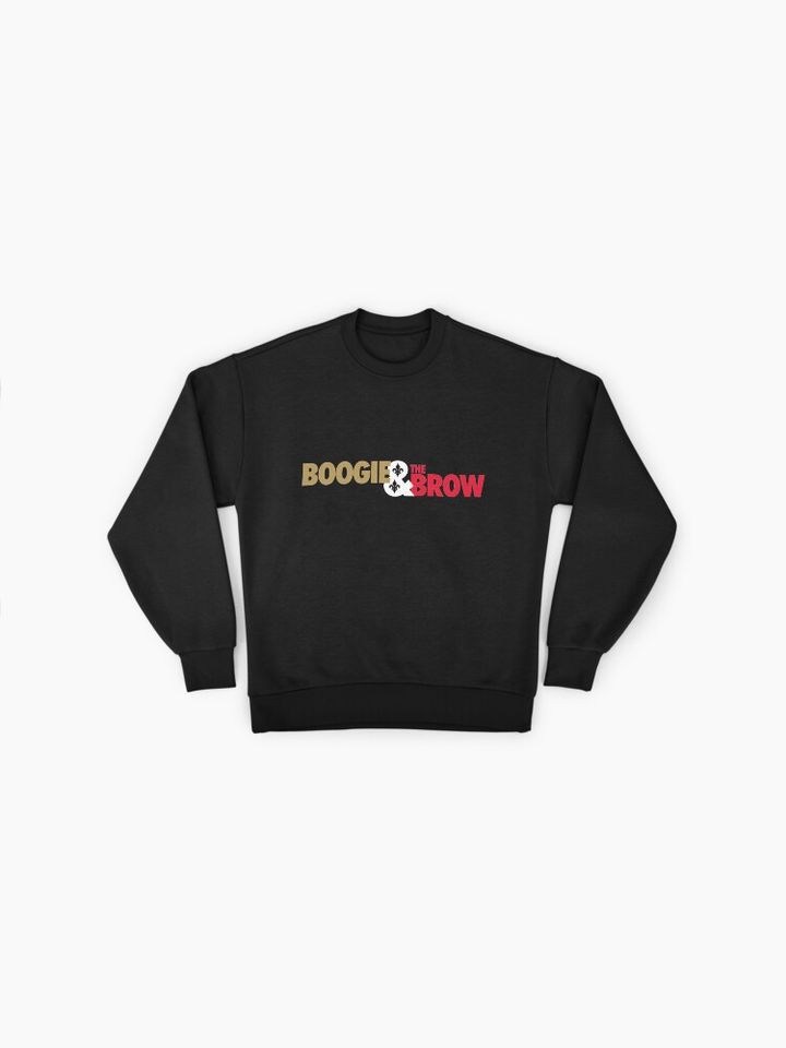 Boogie & The Brow - (Gold/White/Red) Premium Oversized Sweatshirt