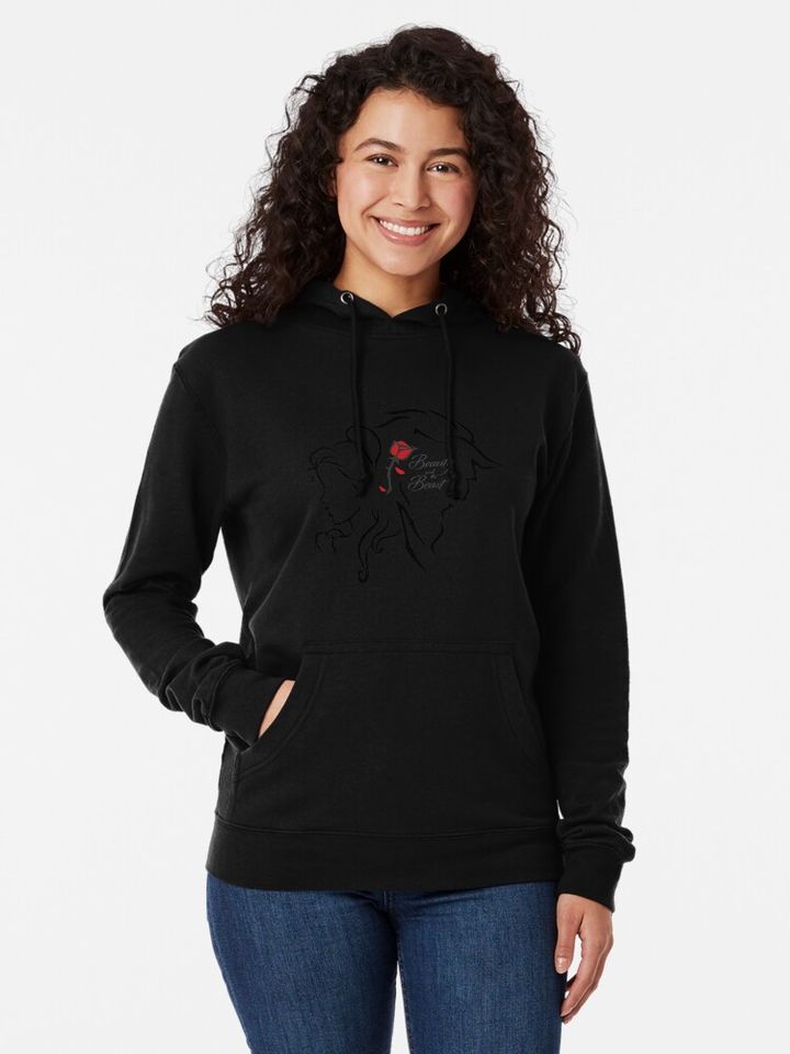 Beauty and the Beast Lightweight Hoodie