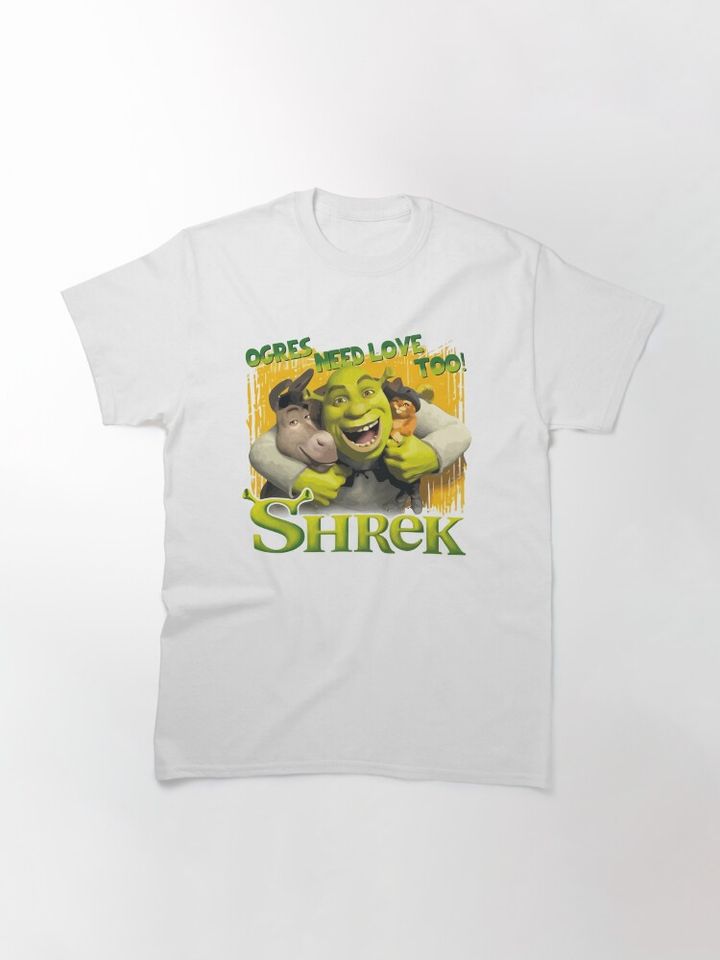 Sexy Shrek  shrek meme face  shrek wazowski      Classic T-Shirt