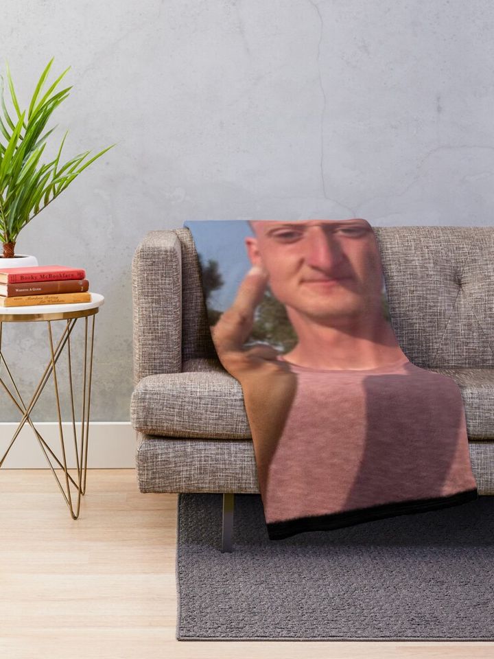 Daniel Larson Angry Throw Blanket