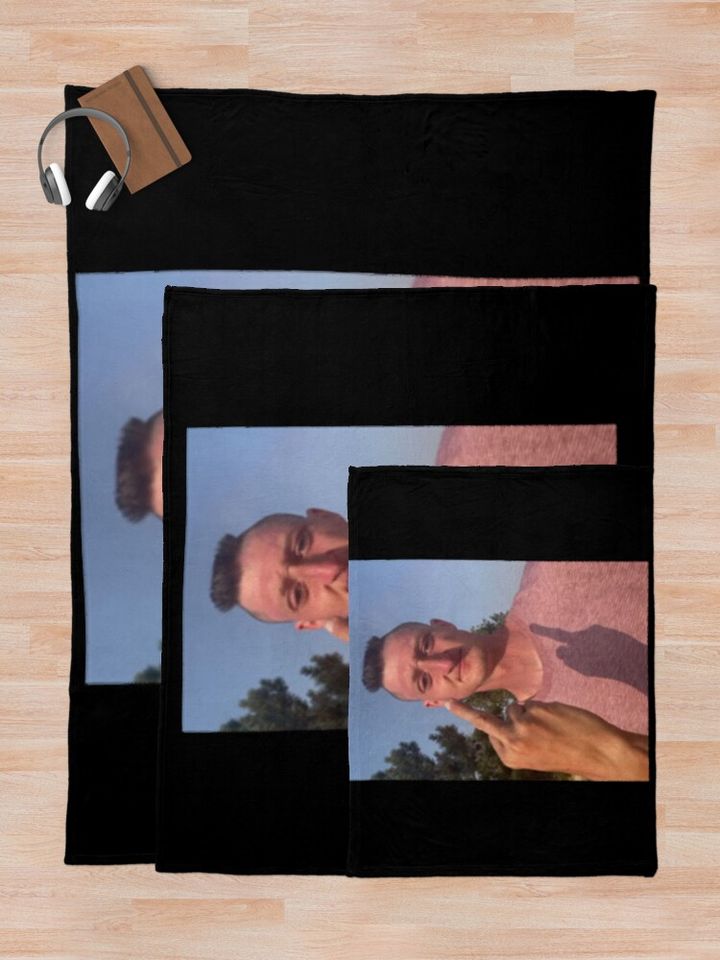 Daniel Larson Angry Throw Blanket