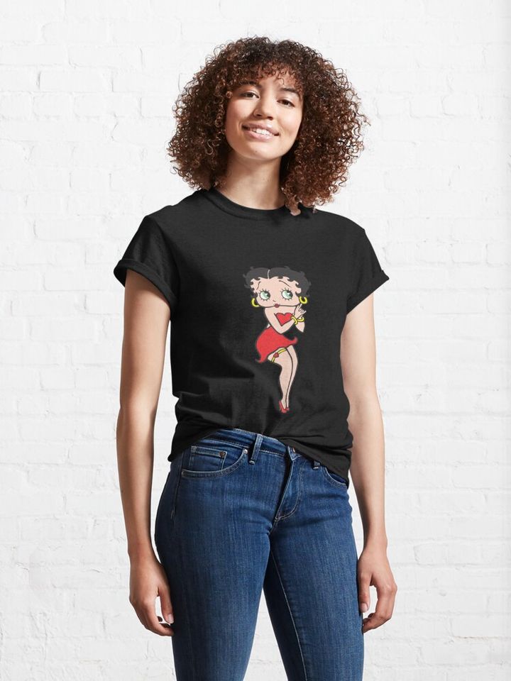 Cartoon Betty Boop Classic T-Shirt