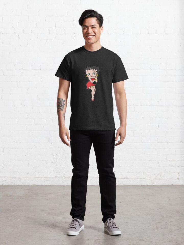 Cartoon Betty Boop Classic T-Shirt