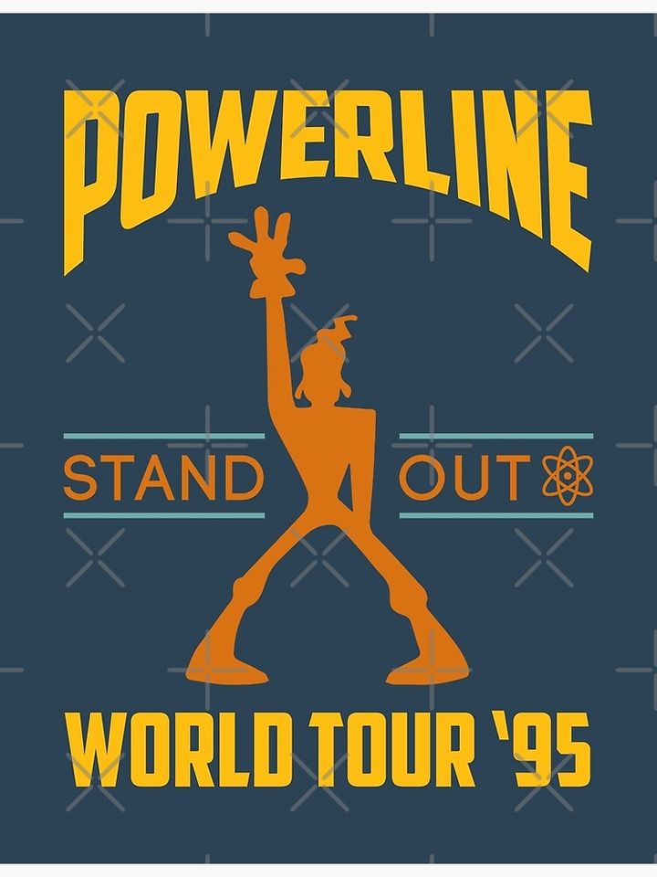 Powerline Stand Out World Tour '95 Premium Matte Vertical Poster
