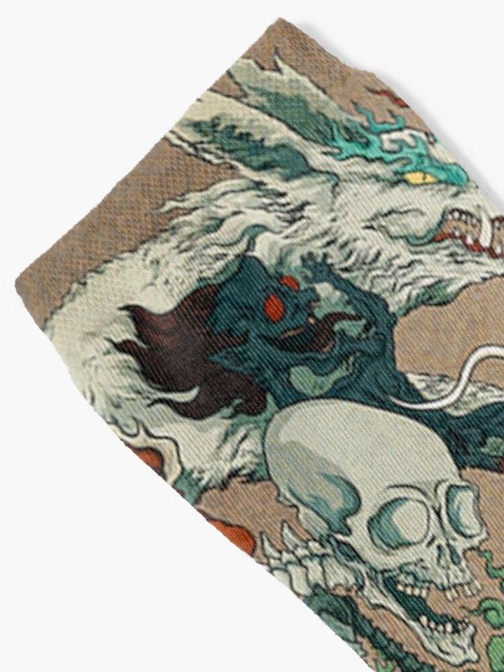 Japanese kaiju monsters Socks