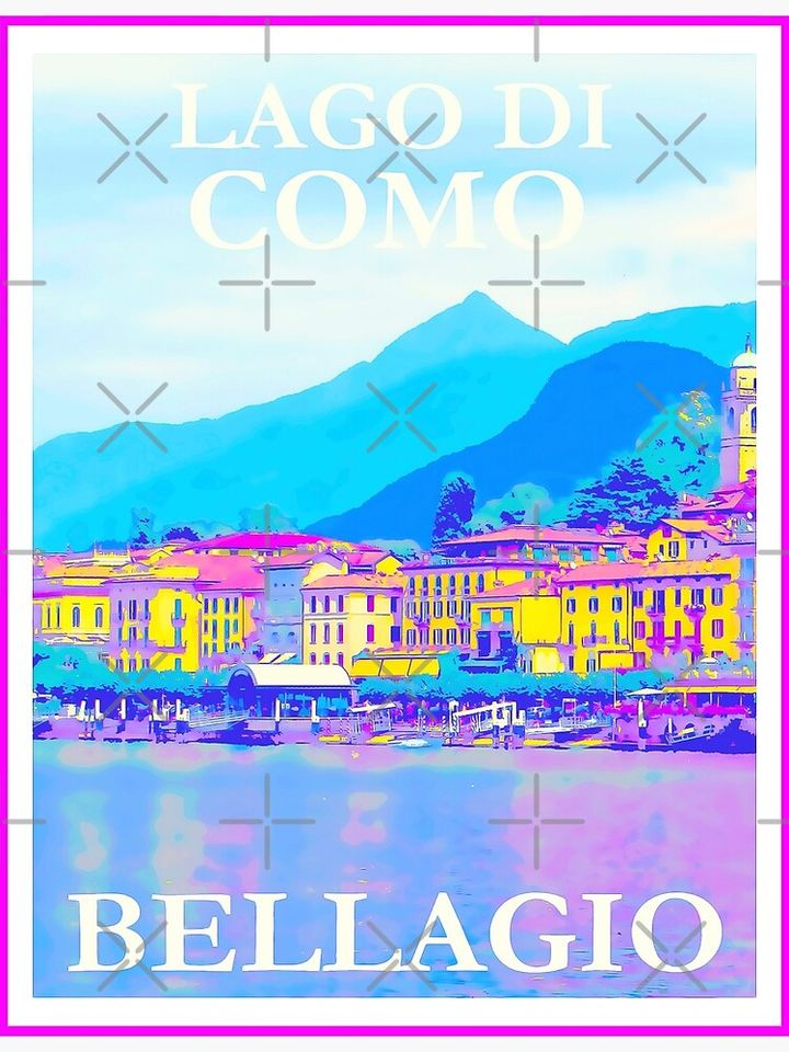 Italy Travel Poster Premium Matte Vertical Poster