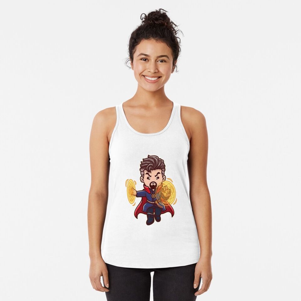 dr strange Racerback Tank Top