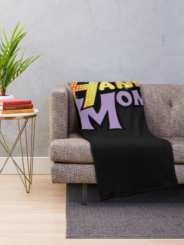 Hannah montana logo classic t shirt Throw Blanket