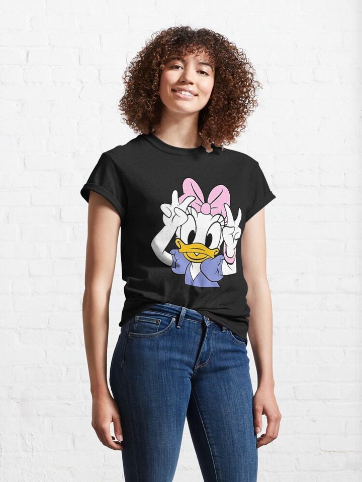 Daisy Duck Say Hi Cute Classic T-Shirt