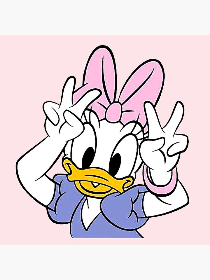 Daisy Duck Say Hi Cute Pillow
