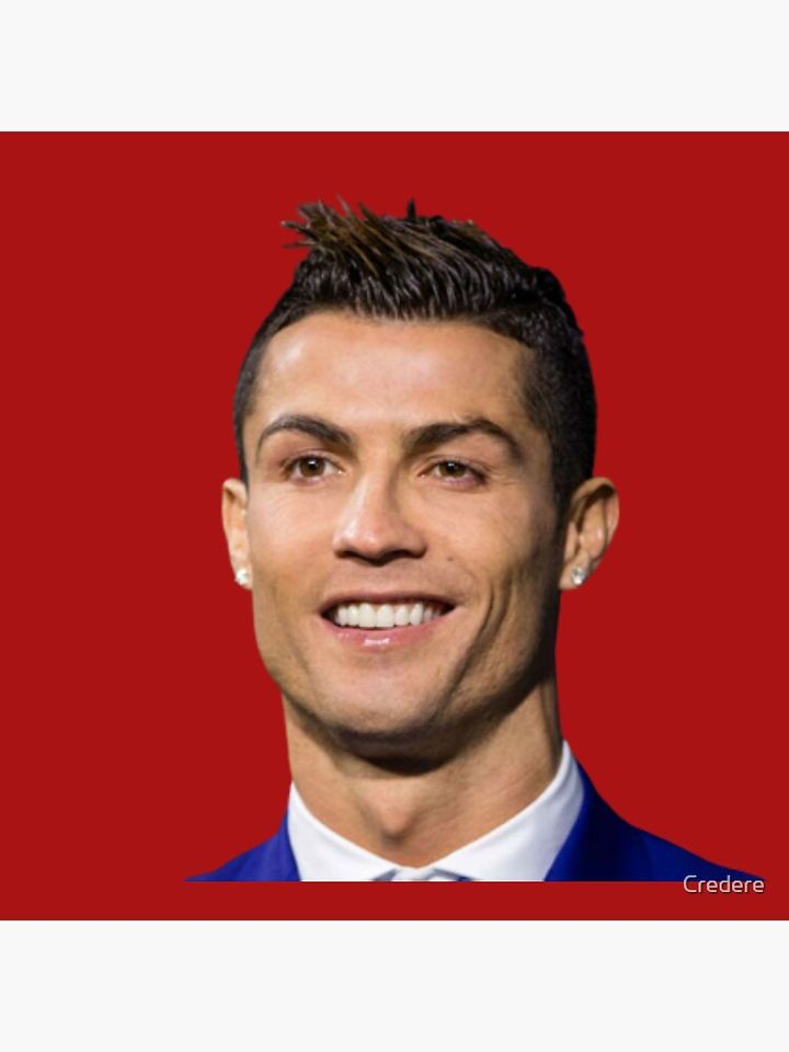 Christiano Ronaldo smile Throw Pillow