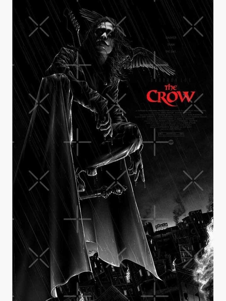 The Crow by Brandon Lee Movie Poster Premium Matte Vertical Poster