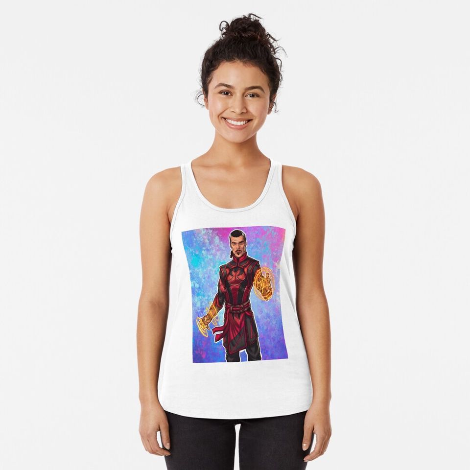 dr strange Racerback Tank Top