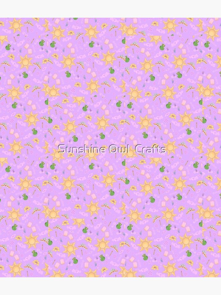 Rapunzel Pattern  Backpack
