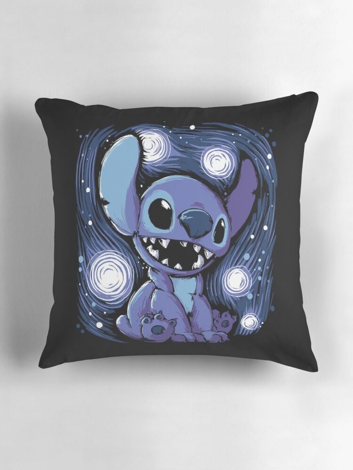 lilo and stitch art Throw  Pillow