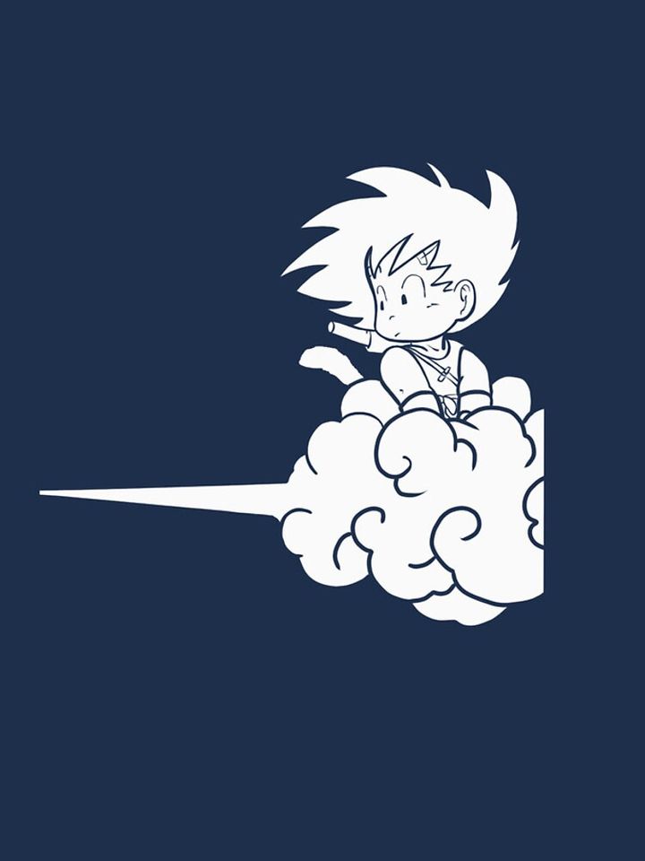 Goku and Kinto Un | dragonball iPhone Case