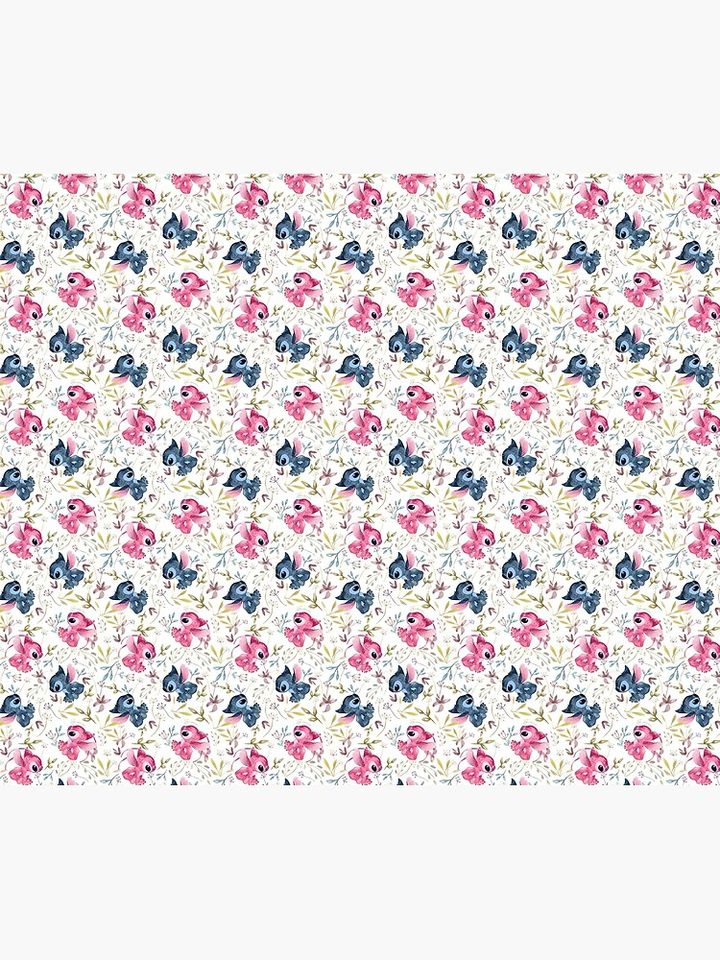 Lilo and Stitch digital paper, Magic Kingdom, Background Throw Blanket