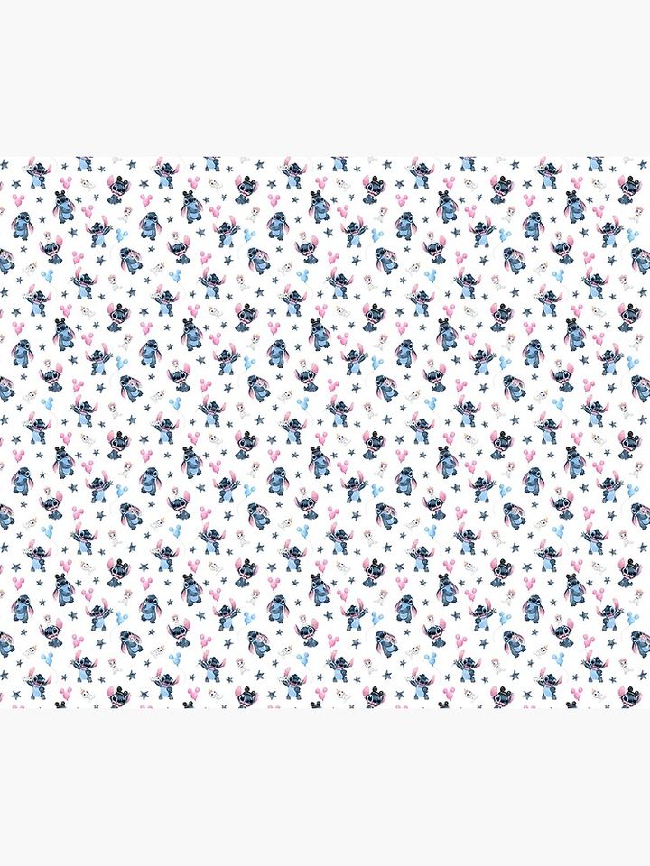 Stitch digital paper Watercolor balloons Throw Blanket