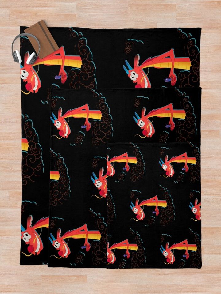 Mushu Throw Blanket