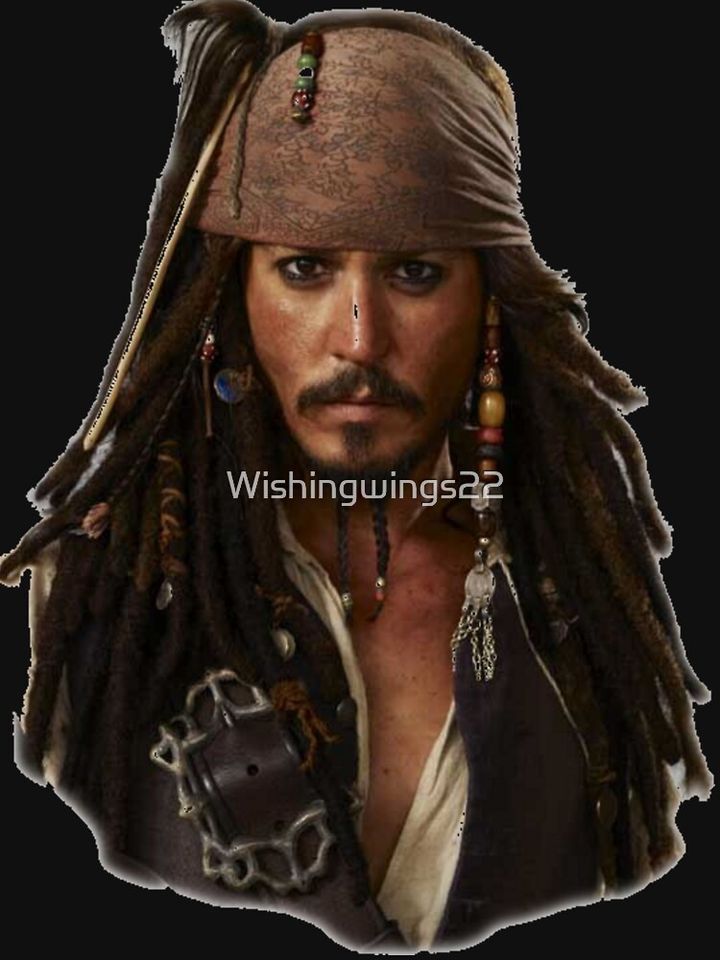 Johnny Depp - Jack Sparrow  Racerback Tank Top