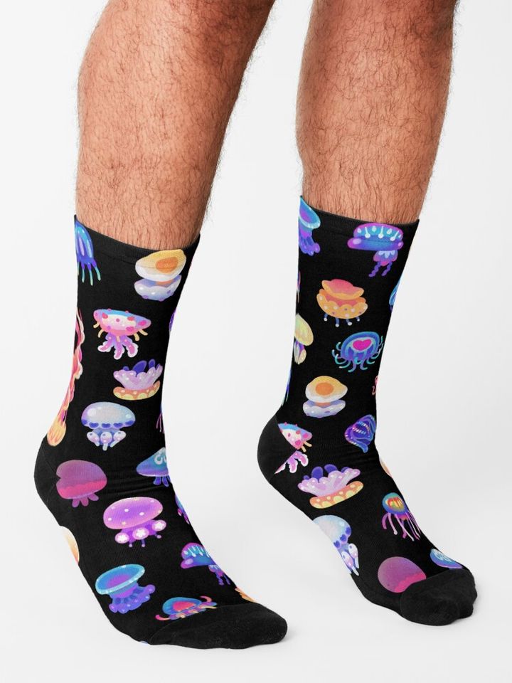 Jellyfish Day Socks