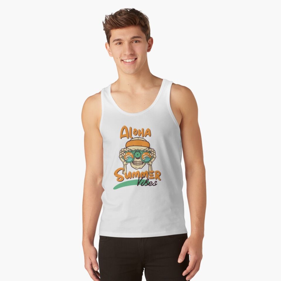 Aloha Hawaii Palm Tree Tank Top