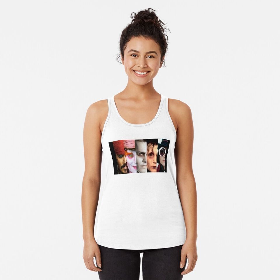 Johnny Depp Actor Racerback Tank Top