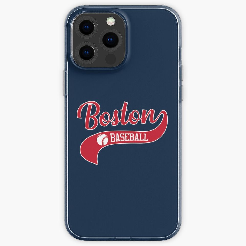 Retro Boston Baseball Vintage Swoosh iPhone Case