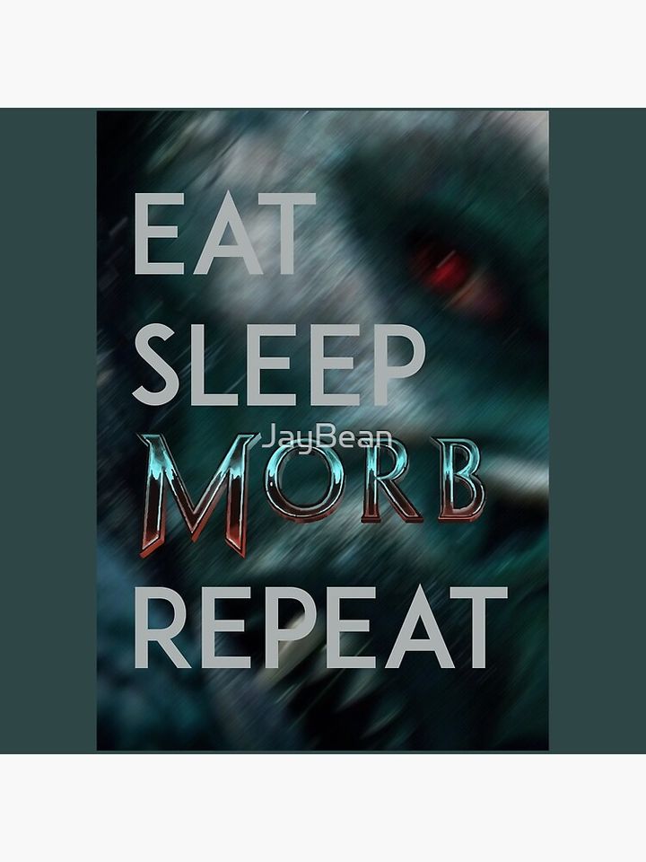 Morbius - Eat Sleep Morb Repeat Pillow