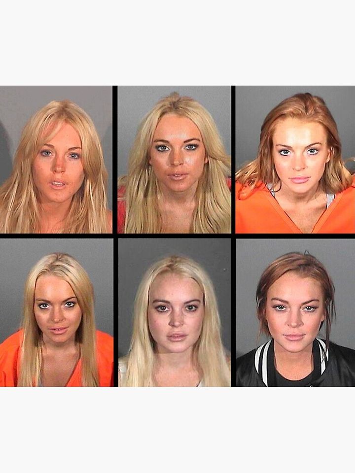 LINDSAY LOHAN MUGSHOTS Poster