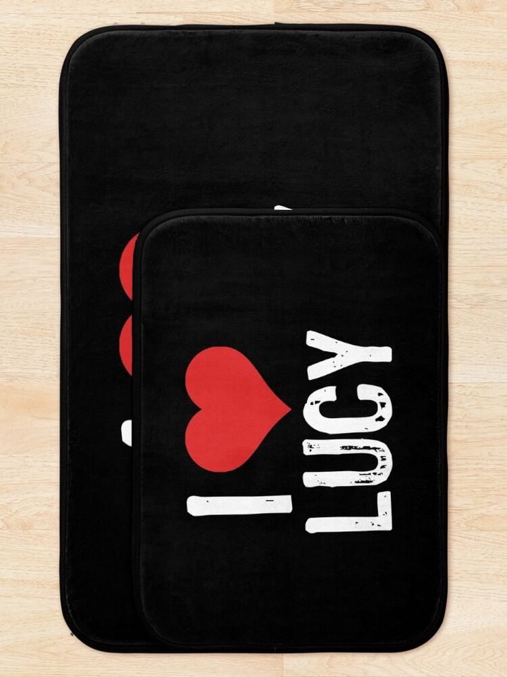 I Love Lucy Bath Mat