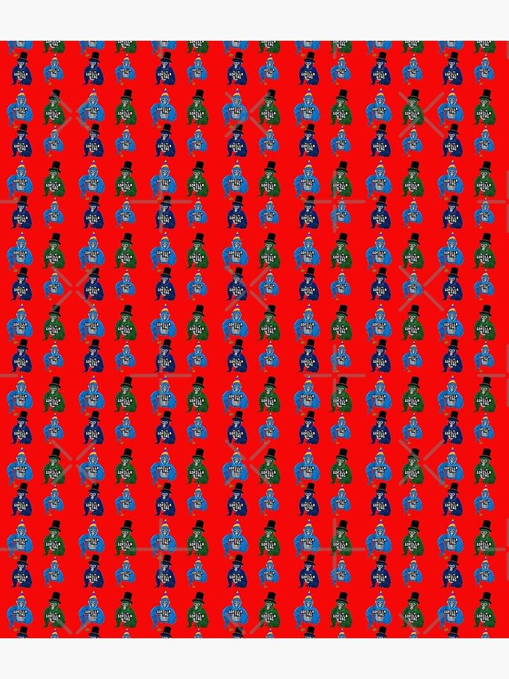 Gorilla Tag Monkey Throw Blanket by POLKART Backpack