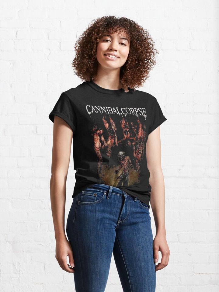 Cannibal Torture Death Gothic Grunge Emo Y2K Unisex T-Shirt