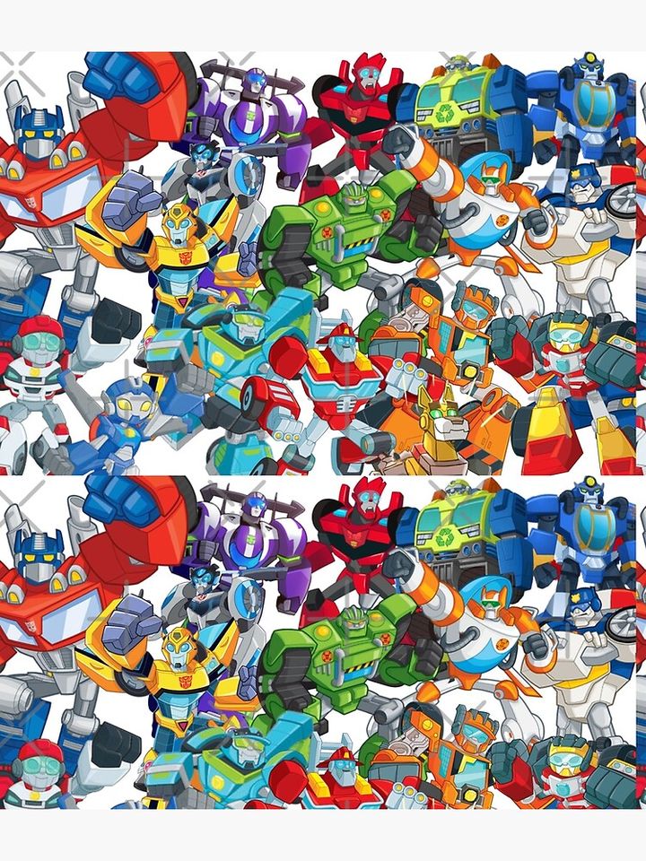 transformers rescue bots transparant bg 2 Backpack