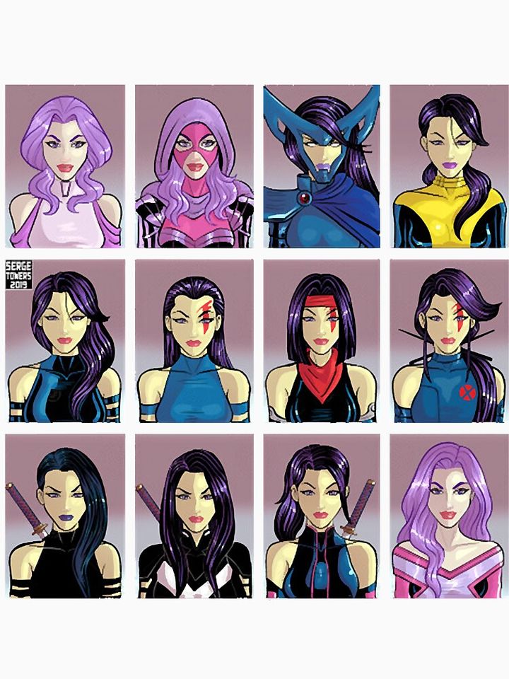 Psylocke Through The Ages!  Classic T-Shirt