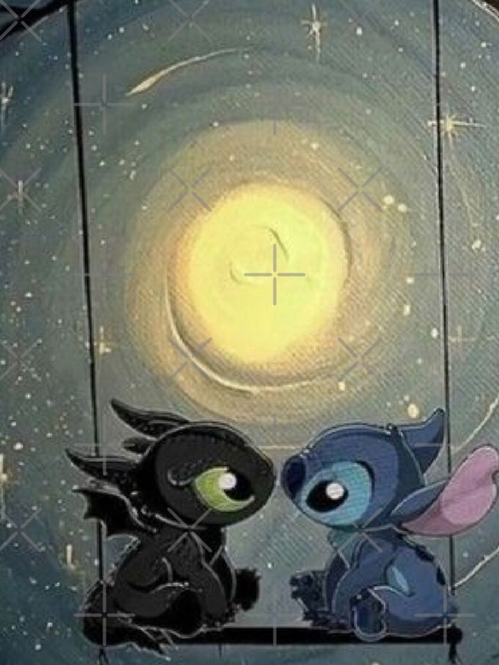 Stitch and toothless iPhone Case