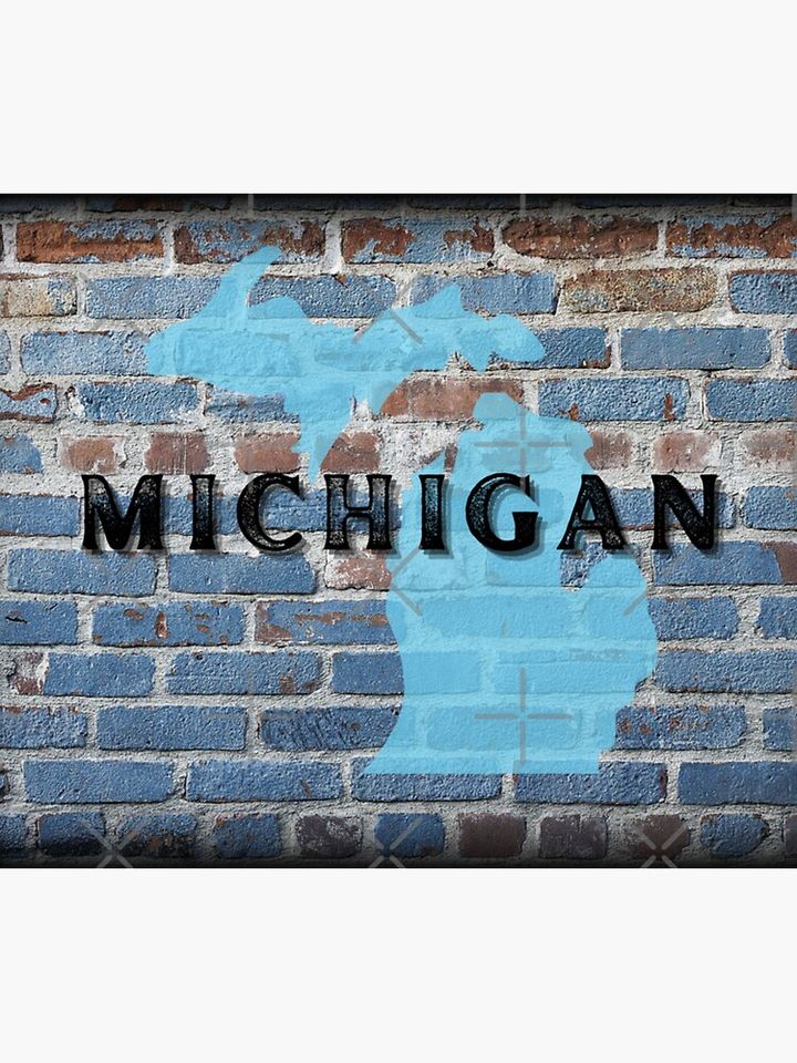 Michigan Brick Relief Mouse Pad