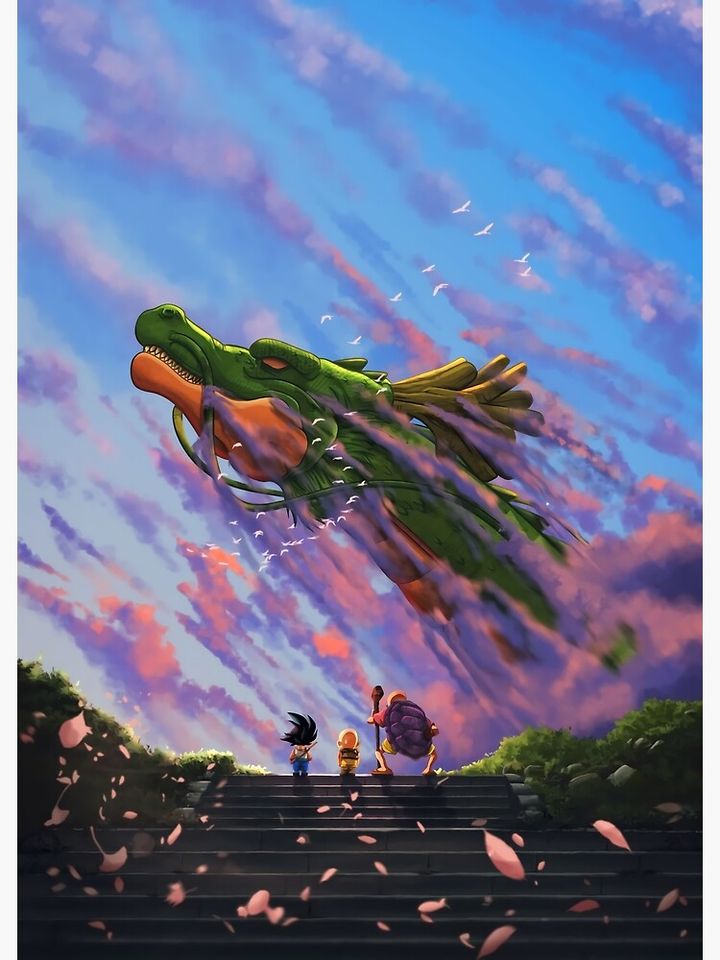 The Rise Of Shenron Premium Matte Vertical Poster