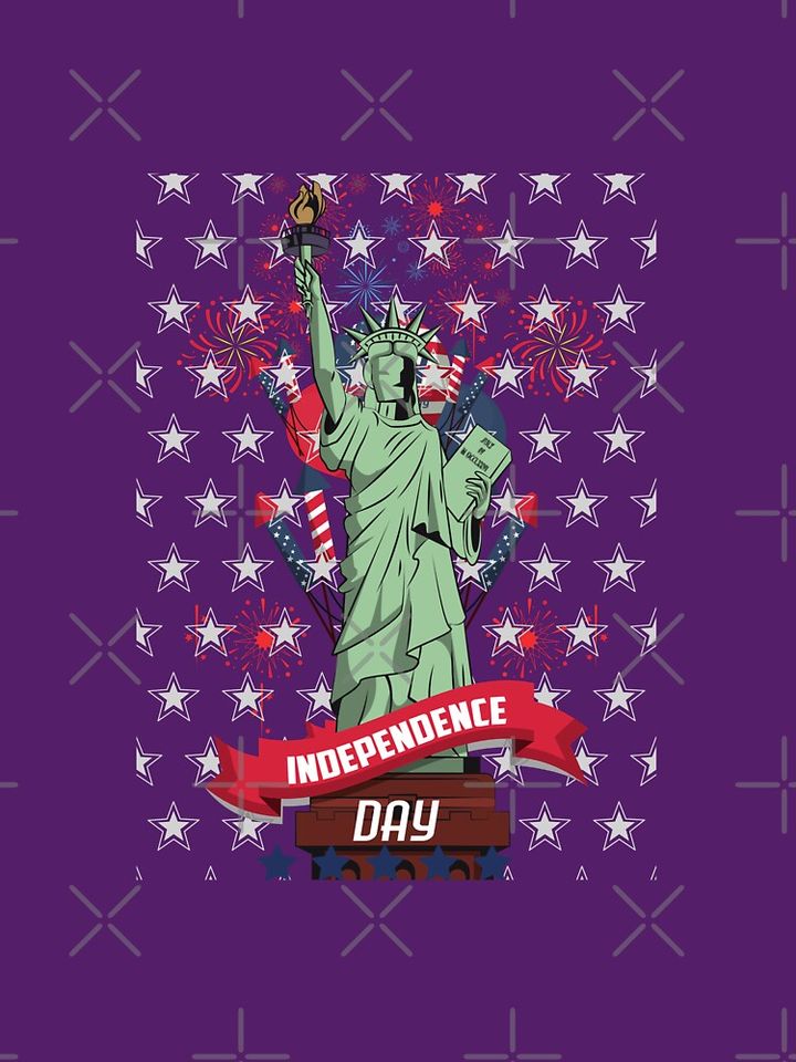 Journée de l'indépendance aux États-Unis T-shirt classique
