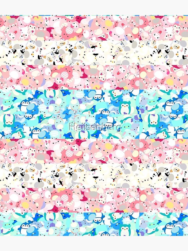 Squishmallows Chaotic Frenzy Cute Squishmallow Artwork Backpack