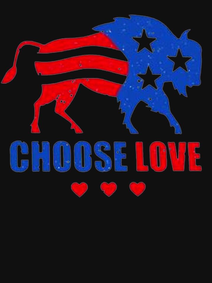 Choose love bills buffalo strong Tank Top