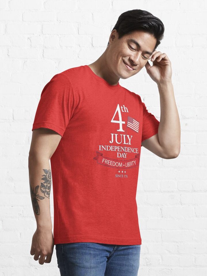 Journée de l'indépendance des États-Unis T-shirt essentiel