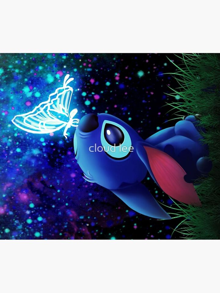 Lilo and Stitch Throw Blanket Cozy Soft Bed and Sofa Cover