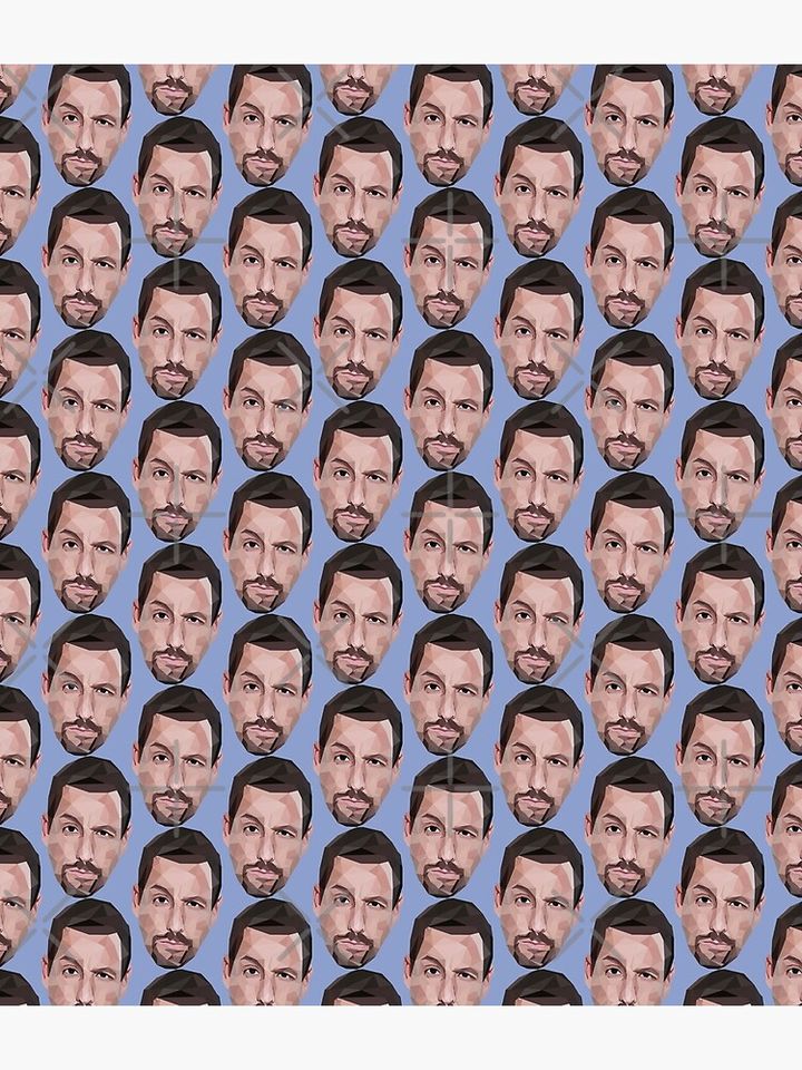 Mighty Adam Sandler low poly art Backpack