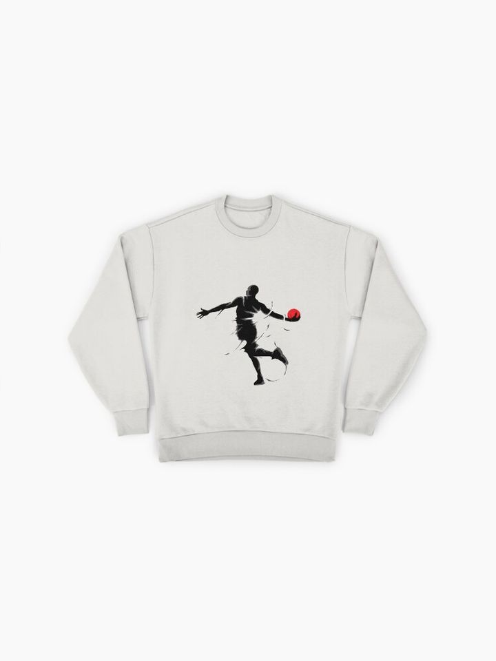 Playing Basketball Premium Oversized Sweatshirt
