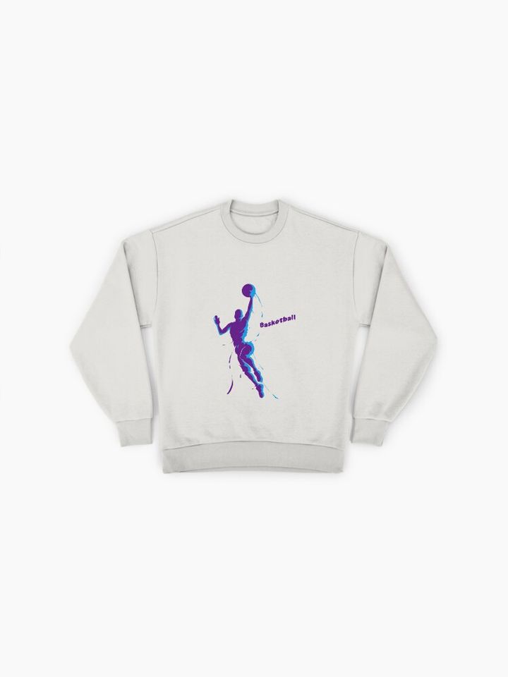 Playing Basketball Premium Oversized Sweatshirt