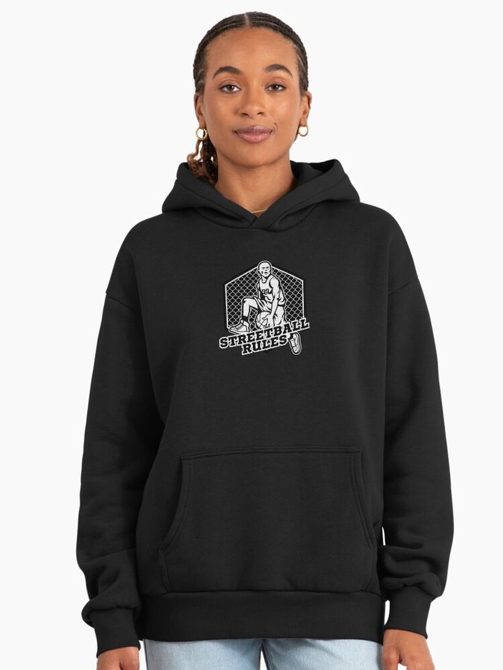 Streetball rules Premium Oversized Hoodie