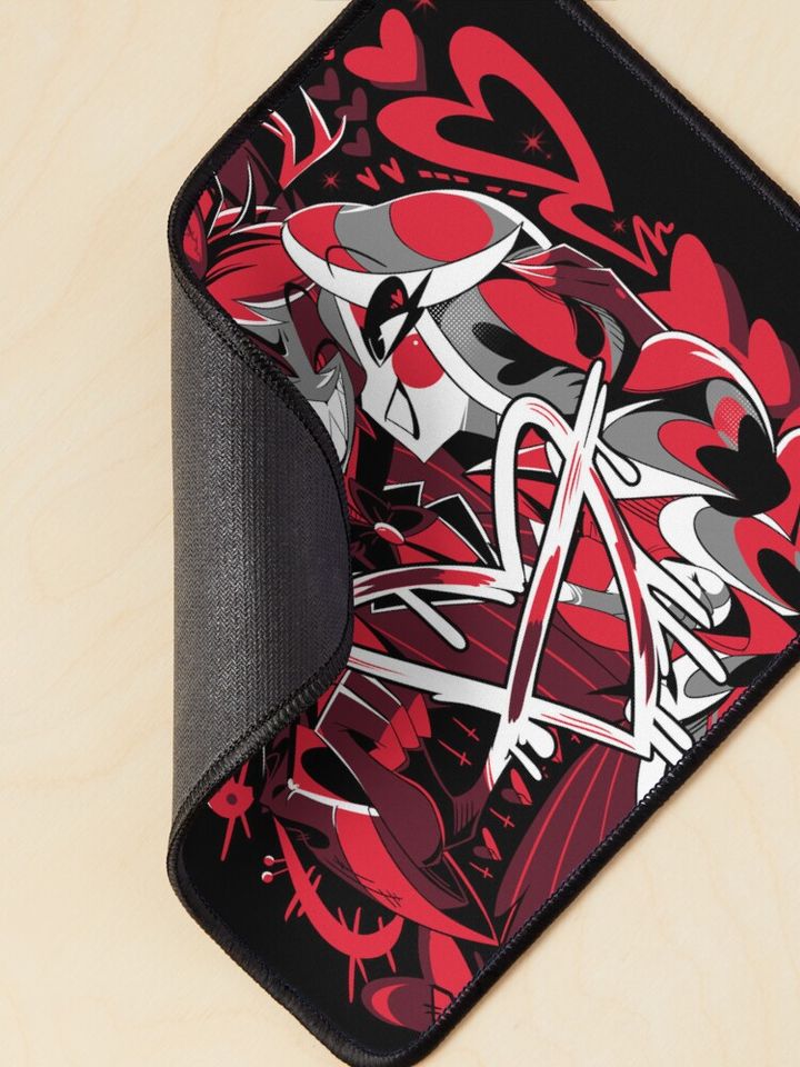 Charlie And Alastor Hazbin Hotel Mouse Pad, Hazbin Hotel Decor