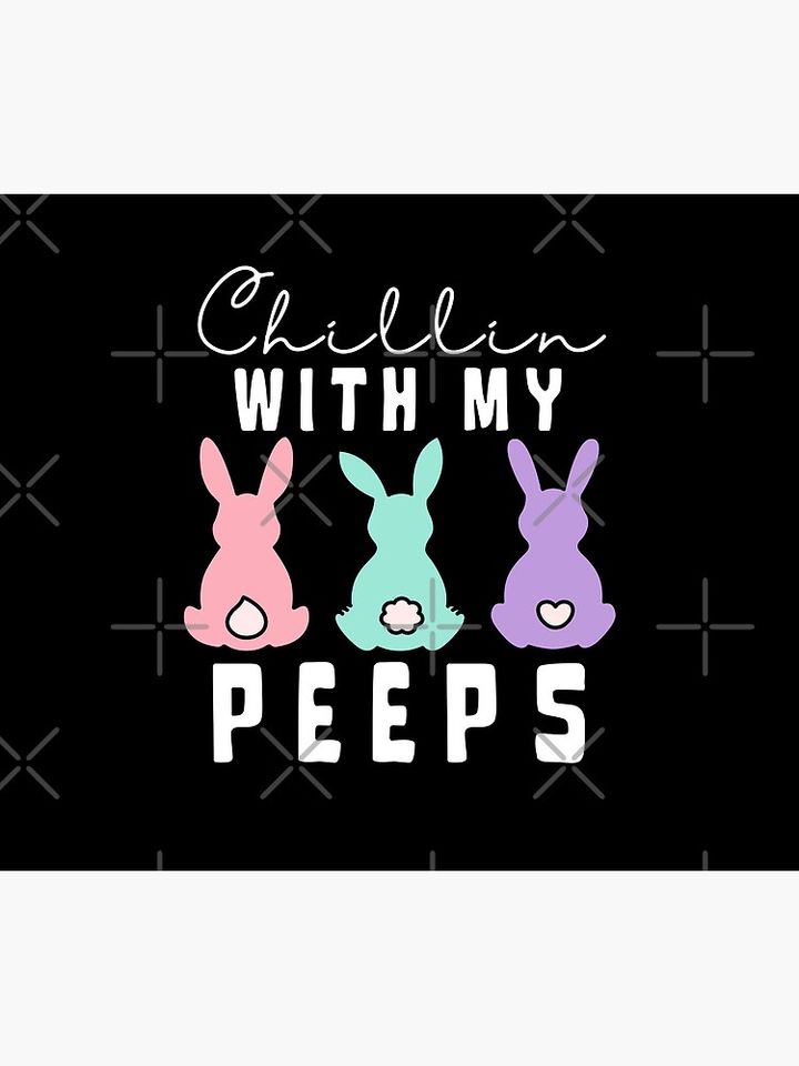 Chillin' With My Peeps Mouse Pad